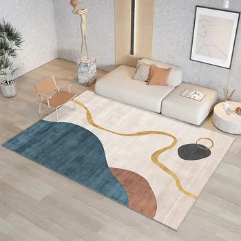 נורדי גיאומטריות השטיח בבית בסלון ספה שולחן קפה כרית השינה ללמוד High-end יוקרתי וחלק גדול השטיח