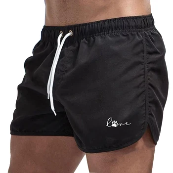 ניו גברים של ספורט ריצה בקיץ ייבוש מהיר מכנסיים מודפסים מכנסיים קצרים לשחות גלישה Beachwear קצרים זכר כושר מזדמן כושר קצרים.