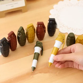 נשלף רימון בצורת כדור נקודת עט משרד מכשירי כתיבה עטים קידום מכירות מתנה עטים פצצה עטים חמוד עטים עט טקטי