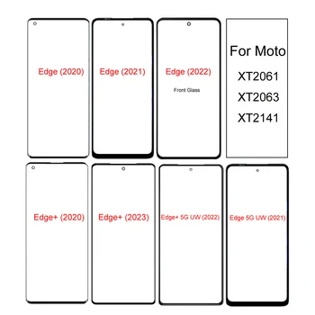 עבור Motorola קצה פלוס 2021 2022 XT2063 XT2061 XT2141 מסך מגע לוח מוטורולה קצה+ 5G UW (2021) מול לוח זכוכית+אוקה