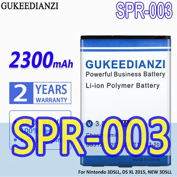 קיבולת גבוהה GUKEEDIANZI סוללה SPR003 SPR-003 2300mAh עבור נינטנדו 3DSLL DS XL 2015 החדשה 3DSLL SPR-001 SPR-A-B PAA-CO