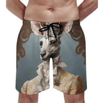 קנגורו מכנסי גלישה קיץ מדהים דיוקנאות נאה ביגוד ספורט לוח מכנסיים קצרים מהירים יבשות עיצוב אופנה בגדי ים