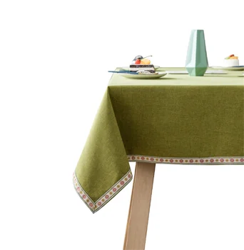 שולחן קפה מלבני מחצלת שולחן האוכל בד אמנות המערבי שולחן האוכל בד קטן טרי המפה