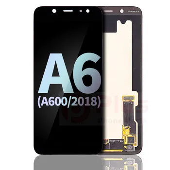 תצוגת OLED הרכבה ללא מסגרת החלפה עבור Samsung Galaxy A6 (A600/2018) (Service Pack) (שחור)