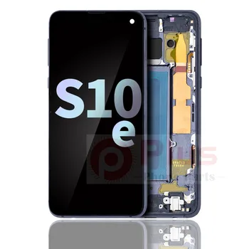 תצוגת OLED עם מסגרת החלפה עבור Samsung Galaxy S10E (Service Pack) (פריזמה שחור)